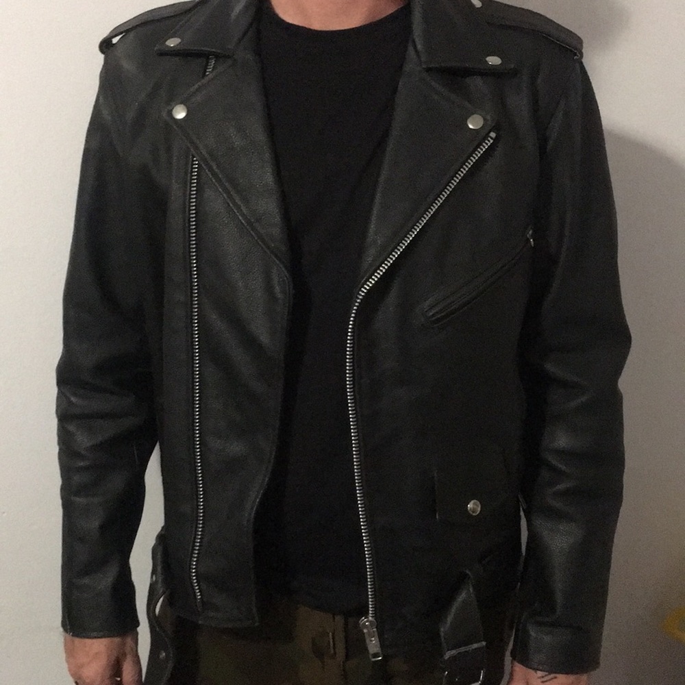 Men’s perfecto leather jacket